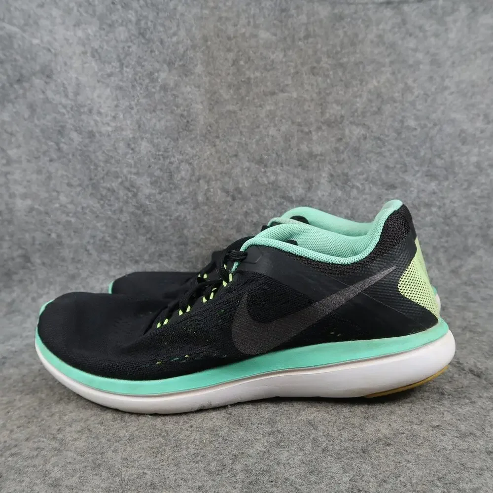 Nike Shoes Womens 8 Athletic Trainer Flex 2016 Run Sneaker Active Fitness Black